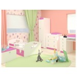 Postelja s predalom Happy Design Srca